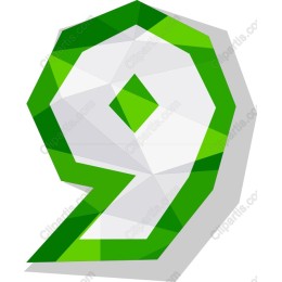 Geometric Green Number 9