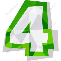 Vibrant Geometric Number 4
