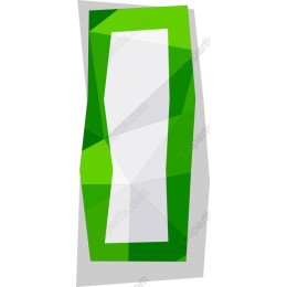 Modern Green Polygonal