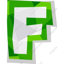 Geometric Letter F