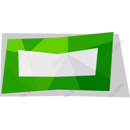 Dynamic Green Geometric Banner
