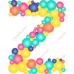 Bubbly Letter Z