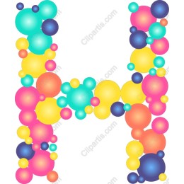Balloon Letter H