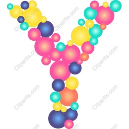 Bubbly Letter Y