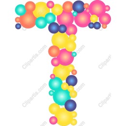Bubble Letter T