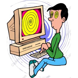 Retro Cartoon Computer Graphics