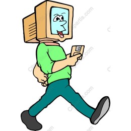 Retro Computer Character
