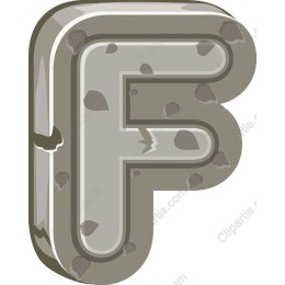 Cracked Letter F