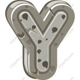 Textured Y Letter
