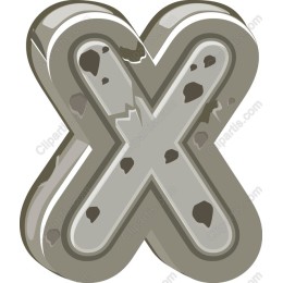 Grunge X Symbol