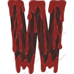 Bloody Letter W