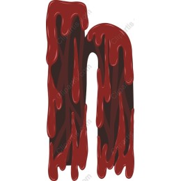 Dripping Chocolate Letter H