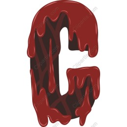 Chocolate Drip Letter G