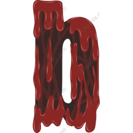 Dripping Chocolate Letter N