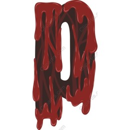 Spooky Dripping 'N' Letter