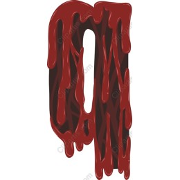 Dripping Blood Letter O