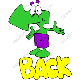 Playful Green Character - BACK