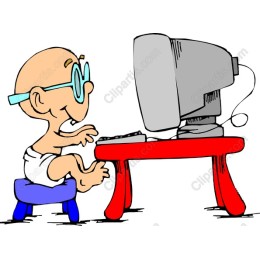 Cheerful Baby Tech Explorer