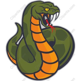 Fierce Coiling Snake