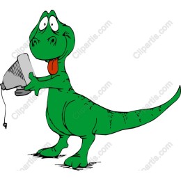 Dino with a Megaphone