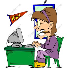 Cheerful Computer Enthusiast