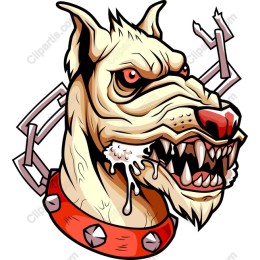 Fierce Bulldog Head