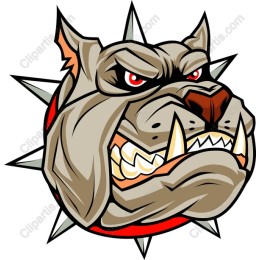 Fierce Bulldog Head