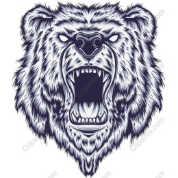 Fierce Roaring Bear