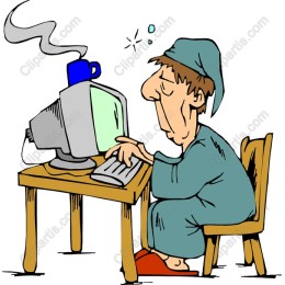 Late-Night Computer Enthusiast