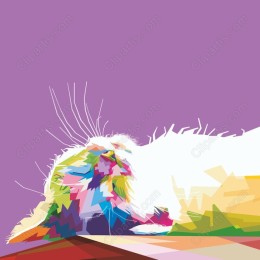 Vibrant Abstract Animal