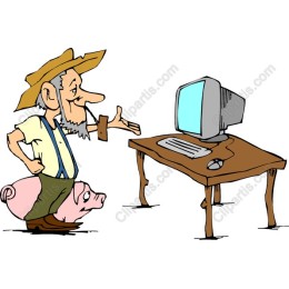 Country Tech: Farmer and Computer