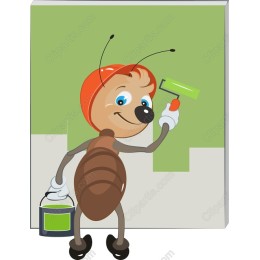 Playful Ant Painter