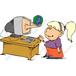 Playful Computer and Globe