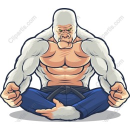 Muscular Meditative Gorilla