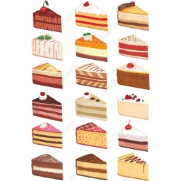 Delicious Cake Clipart Bundle