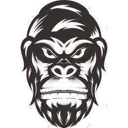 Fierce Gorilla Face