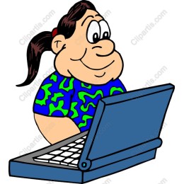 Cheerful Laptop User