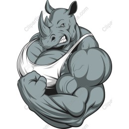 Muscular Rhinoceros