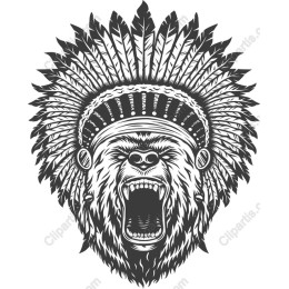 Roaring Warrior Bear