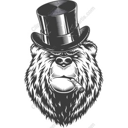 Classy Bear with Top Hat