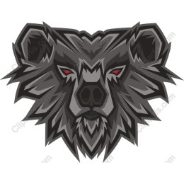 Fierce Bear Head