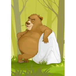 Charming Relaxed Bear