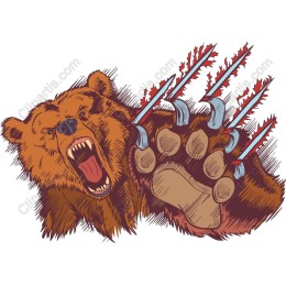 Fierce Roaring Bear