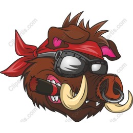 Rebellious Boar Head
