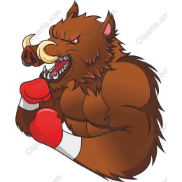 Fierce Boxing Bear