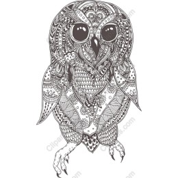 Intricate Mandala Owl