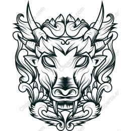Majestic Bull Head