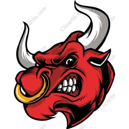 Fierce Bull Head