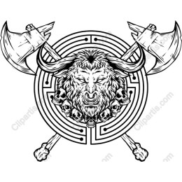 Fierce Bull Skull