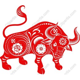Elegant Red Bull